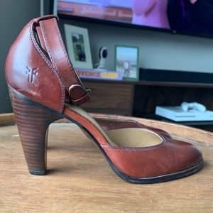 Burgundy Frye Heels
